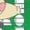 GREEN, variant on Pokémon - Pastel Pikachu Wall Break - Men's Short Sleeve Graphic T-Shirt