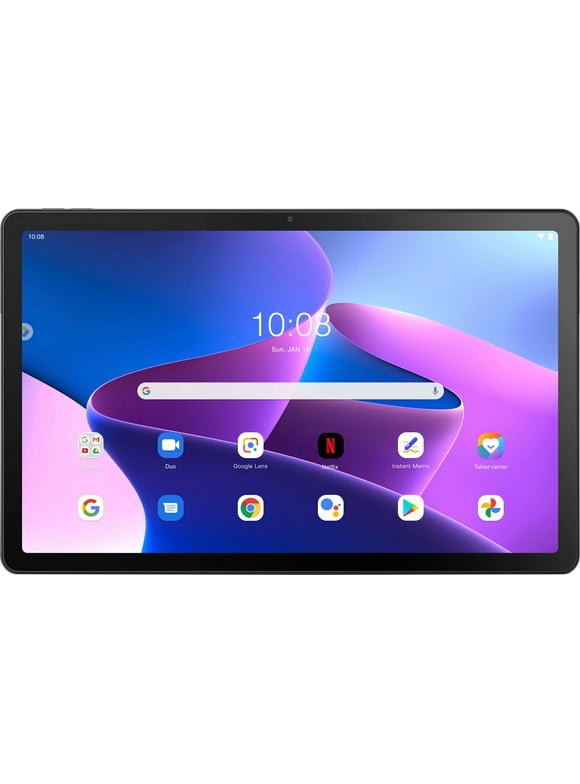 Lenovo Tab M10 Plus (3rd Gen) TB125FU Tablet, 10.6" 2K, MediaTek MT6769V/CU Helio G80 (12 nm) Octa-core, 3 GB, 32 GB Storage, Android 12, Storm Gray