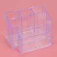 thumbnail image 1 of Multi Function Pen Holder, Office Learning Supplies Pen Holder Multifunctional Pen Holder Transparent Plastic Business Card Case Pen Insert, 1 of 7