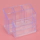 thumbnail image 3 of Práctico Portalápices Transparente, Portalápices Multifunción, Duradero Para La Oficina En Casa Fyydes Transparent White Pen Holder, 3 of 8
