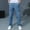 Blue, variant on ITSAME Boys School Uniform Cargo Pants, Slim Fit Elastic Waist Straight Leg Kids Fashion Casual Pants Navy 5-6T