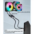 thumbnail image 4 of 3X Divisor RGB para Concentrador RGB , Lighting Node Core y Cable de Extensión de Ventilador ICUE Commander CORE XT de Macho A Hembra, 4 of 5