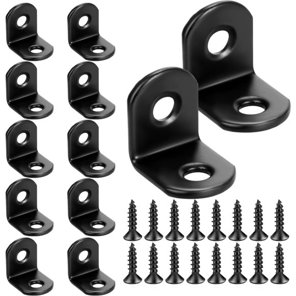 Escuadras en L de metal Aruicheng para repisas, acero inoxidable