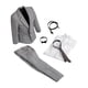 thumbnail image 4 of Trajes de oficina para hombre, trajes formales hechos a mano, ropa elegante, accesorios de escenario para fiesta, accesorios para figuras de, 4 of 7