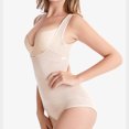 thumbnail image 1 of Body Moldeador Body de una pieza sexy para mujer, moldeador de cuerpo completo, ropa moldeadora adelgazante (Beige M) Cgtredaw para Mujer Beige T XL, 1 of 8