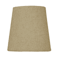 thumbnail image 2 of Set of 6 Chandelier Sand Linen Clip-On Lampshade 3x4x4, 2 of 8