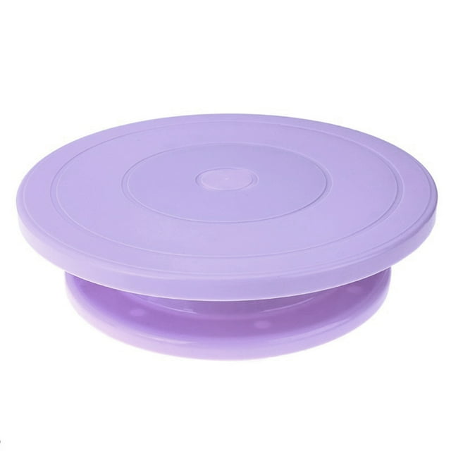 Advancent 1 giratorio para pasteles, soporte antideslizante para pasteles, herramientas de decoración de pasteles, giratoria para Herramientas y accesorios para hornear Violeta Advancent JJ19533-04B