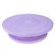 thumbnail image 1 of Bewildely Tocadiscos para pasteles, soporte giratorio antideslizante para pasteles redondos, herramientas de decoración de pasteles, Herramientas y accesorios para hornear Violeta, 1 of 5