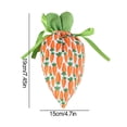 thumbnail image 3 of Easter Carrot Shaped Drawstring Bags, Candy Gift Treat Baskets, Spring Egg Hunt Stuffers Fabric Stuffers, Reusable Gift Packing Bags Party Decoration for Birthday Bunny Outdoor Kids Party DIY Craft, 3 of 8
