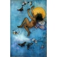 thumbnail image 2 of Vintage Apple Collection 17x24 White Modern Wood Framed Museum Art Print Titled - Victorian Moon Fairy, 2 of 4