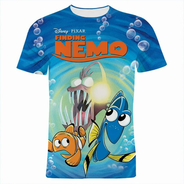 Disney Findet Nemo dibujos animados Anime Kinder camiseta Sommer Kurzarm Frauen Kleidung Streetwear männer camiseta xuanjing unisex