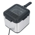 thumbnail image 1 of Pyhodi Friteuse Électrique à Frites, 2,5 L 1000 W, Friteuse Électrique à Panier Carré Amovible en Acier Inoxydable à Température Réglable, pour Poulet Frit Crevettes Frites, 1 of 7