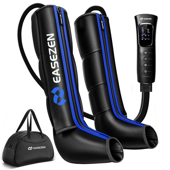 EaseZen Leg Massager Air Compression Leg Relaxation System, Calf Thigh Foot Compression Device for Comfort and Daily Use