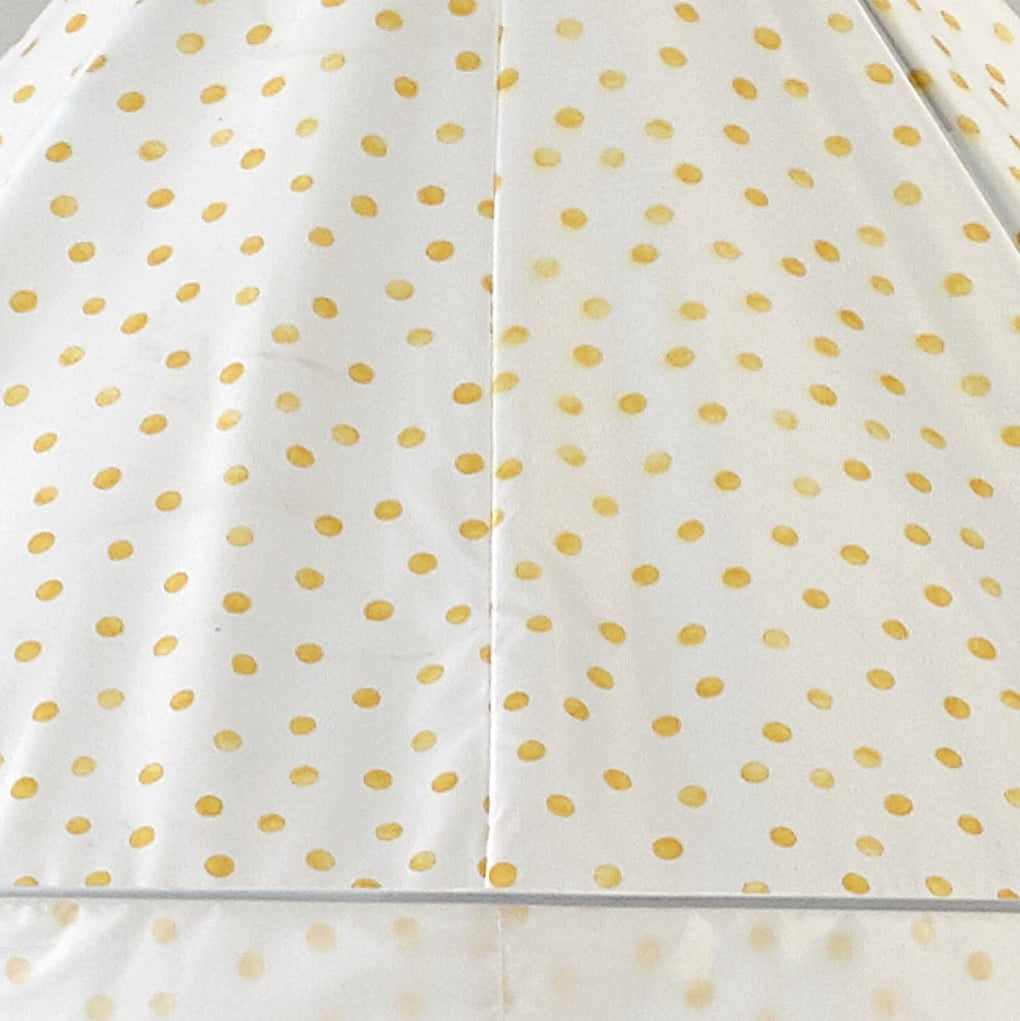 Mainstays Circular Kids Multiple Patterns Polyester Play Tent, Beige and Yellow