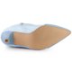 thumbnail image 5 of Botines de tacón de aguja Allegra K Pata de gallo a cuadros para mujer Blue 38, 5 of 6