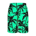 thumbnail image 5 of COSFO Casual Men Swimming Trunks Hawaiian Summer Beach Board Shorts Elastic Waist Breathable Loose Fit Quick Dry Drawstring Swim Shorts, 5 of 5