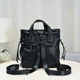 thumbnail image 4 of Stylish Gothic Rivet Backpack Rucksack PU Shoulder Bag for Daily Use, 4 of 11