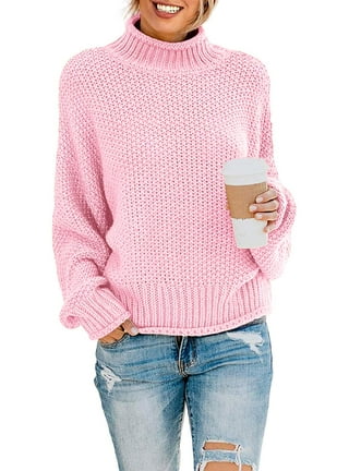 womens sweater pink