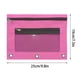 thumbnail image 3 of Estuche de Lápices de Tres Agujeros con Cremallera, Transparente, de Pvc, para Guardar Documentos | Carpeta Extraíble de Gran Capacidad con Bolsillos de Tres Anillas para Bolígrafos | Cierre Suave co, 3 of 6