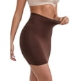 thumbnail image 4 of INSPIRE CHIC Women's Underskirts High Waist Tummy Control Half Slip with Butt Lifter Shaper Shorts S Dark Brown, 4 of 6