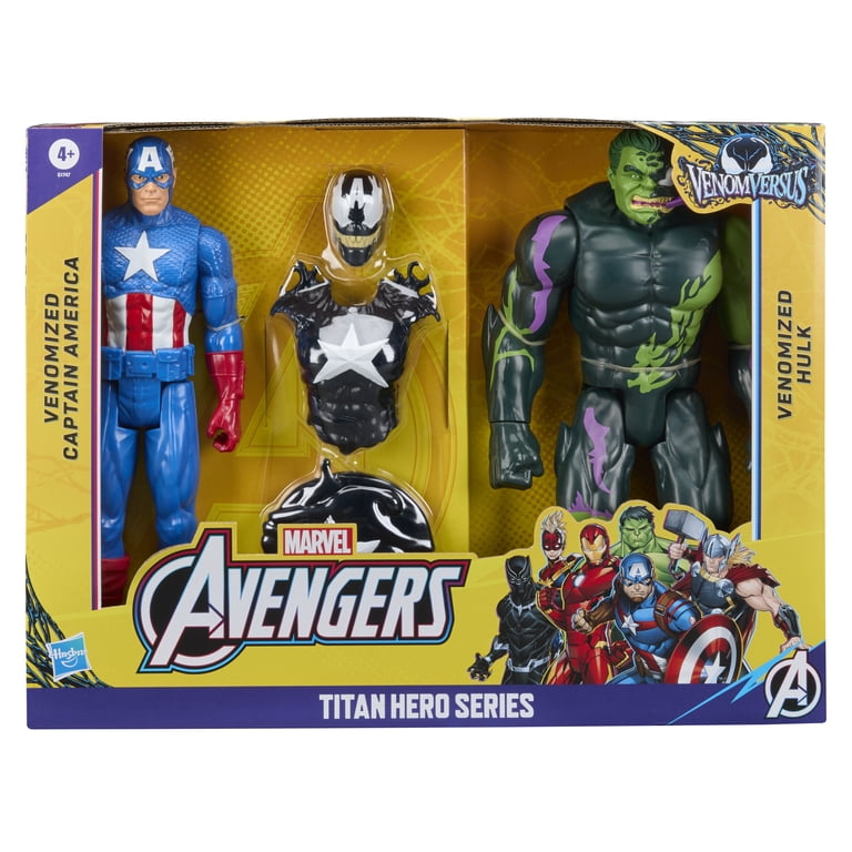 Marvel Avengers VenomVersus Titan Hero Series Venomized Captain