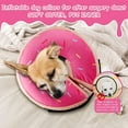 thumbnail image 2 of Clackibukvyz Pet Recovery Collar & Cone, Inflatable Dog Collar to Prevent Pets from Touching Stitching, for Dogs, Pink, Large (1 Pack), 2 of 7