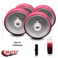 thumbnail image 2 of SCC–6” Poly Wheel–Replacement for Cheney Vertical Platform Lift Roller –Set of 4, 2 of 2