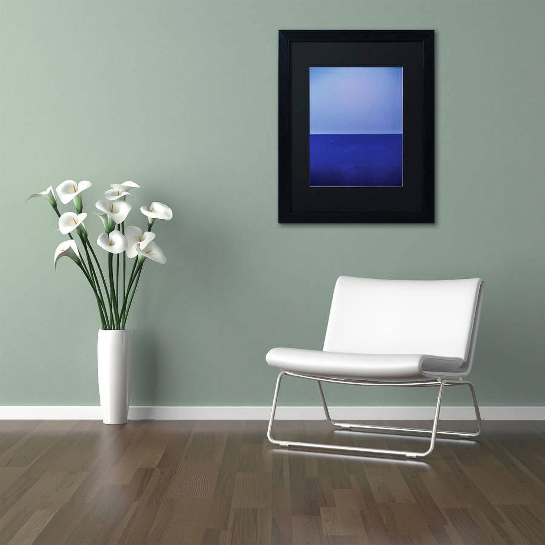 Trademark Fine Art "Silence" Canvas Art by Claire Doherty, Black Matte, Black Frame