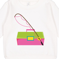 thumbnail image 3 of Inktastic Fishing Tackle Girls Toddler Sweatshirt, 3 of 4