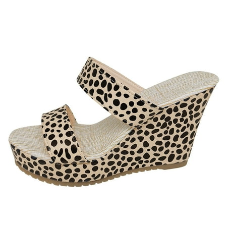 

Women S Sandals Thick Sole Wedge Fashionable Fish Mouth Open Toe Sandals