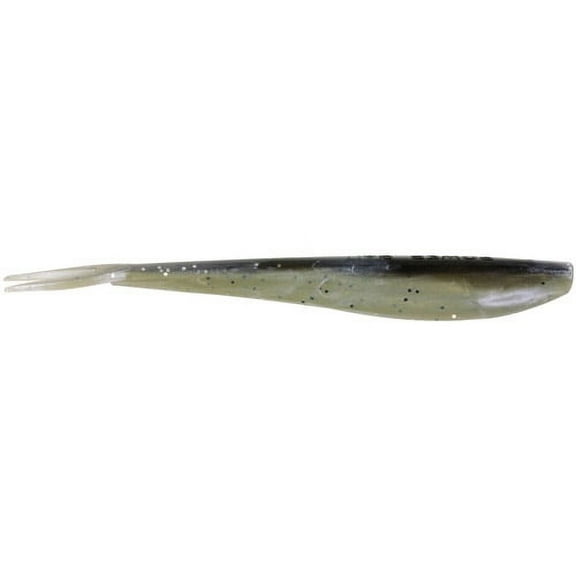 Berkley PowerBait Minnow Fishing Soft Bait, Black Shad
