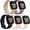 Black/Pink/White/Smoke Violet/Milk Tea, variant on Tianle Compatible with Fitbit Versa 3/Fitbit Versa 4 /Fitbit Sense/Sense 2 Bands for Women Men, Classic Soft TPU Sport Replacement Band for Fitbit Versa 3 & Sense Smartwatches Women Men Small Large