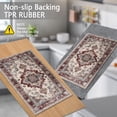 thumbnail image 5 of BlueDreamer Kitchen Rugs 3Pcs, Non Slip Kitchen Mats for Floor Waterproof & Stain Resistant Carpet Area Rug for Kitchen, Laundry Room, Hallway, 5 of 12