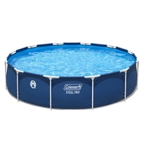 Coleman Steel Pro 12 ft. x 33 in. Round Metal Frame Above Ground Pool Set