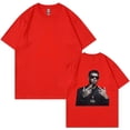 thumbnail image 1 of Camisetas estampadas Anuel AA Real Hasta la Muerte para hombres y mujeres, ropa de calle de Hip Hop, camisetas de rapero de moda, camisetas sueltas de algodón, 1 of 4