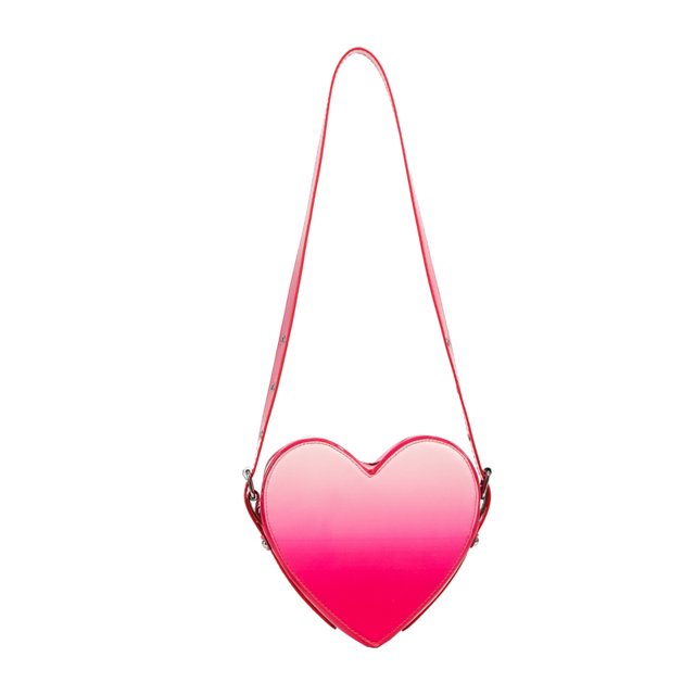 Bolso con forma de corazón de PU para mujer, bolso Hobo elegante, bolso de hombro a la moda, bolso bandolera estético