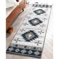 thumbnail image 2 of Well Woven Southwestern Rodrigo 2'3" x 7'3" Blue Runner Rug, 2 of 7