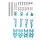 thumbnail image 1 of Kit de Brazo Oscilante RC para SCY16101PRO 16102 - aleación de Aluminio de Alta Resistencia Mejora el Rendimiento de Manejo con Copa de Dirección Piezas de Repuesto para Coche ANGGREK Otros, 1 of 8