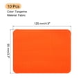 thumbnail image 2 of Parches de tela Uxcell para planchar Mandarina 4.9"x3.7" para ropa Paquete de 10, 2 of 6