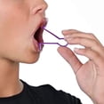 thumbnail image 3 of 2x Ejercitador Facial Modelador De La Línea De La Mandíbula Entrenador De Labios Para Una Piel Más Firme Línea De La Mandíbula Definida Violeta, 3 of 6