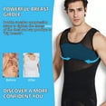 thumbnail image 5 of Compression Shirt for Men Mesh Vest Sleeveless Tank Tops Men Shirt Mens Shapewear Tight Tummy Control Vest Slimming Vest, 5 of 8