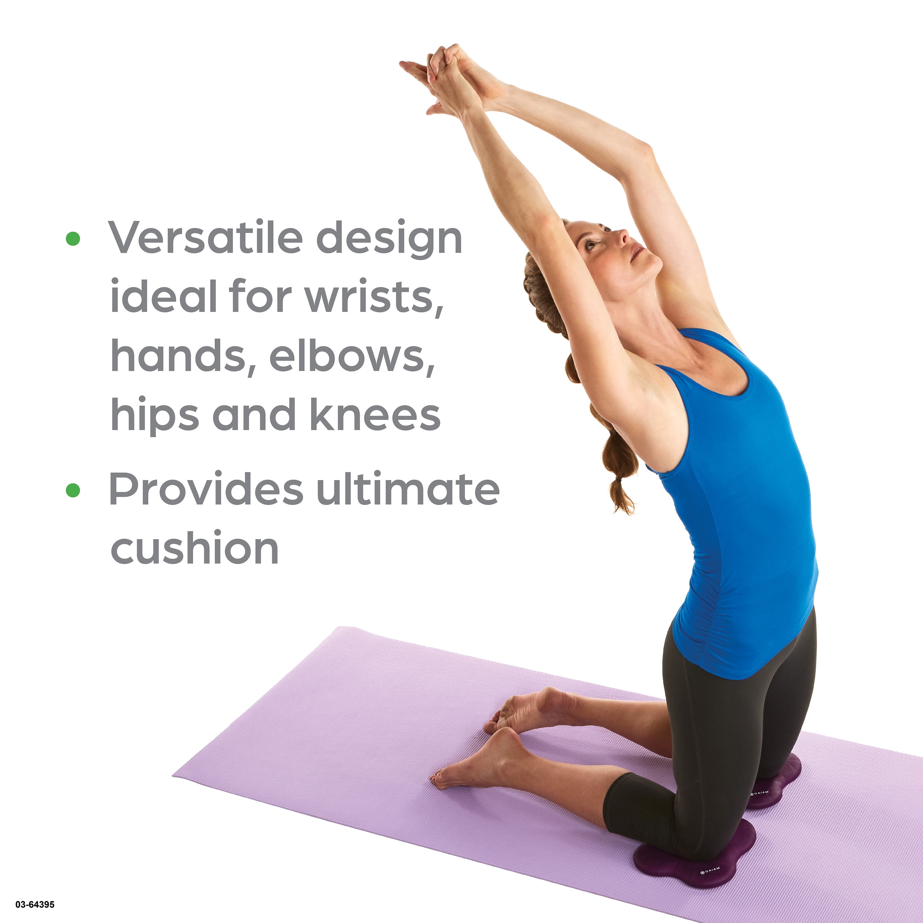 Gaiam Yoga Knee Pads, 2-Pack