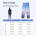 thumbnail image 4 of Susaid Lavender Fields Under Blue Sky Print Mens Pajama Pants Set Sleep & Lounge Pants, PJ Bottoms with Pockets and Button Fly-X-Large, 4 of 6