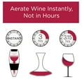 thumbnail image 5 of Vinturi Red Wine Aerator 6 Piece Tower Set, in Black (V1071), 5 of 9