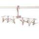 thumbnail image 1 of Tendedero Plegable onlyliua con 12 Pinzas para Ropa Interior Calcetines Multifuncional, 1 of 2