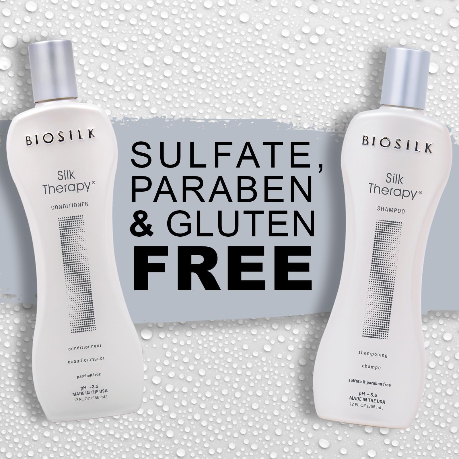 BioSilk - Brandclub - BIOSILK Silk Therapy Duo Set Shampoo and