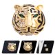thumbnail image 4 of Tigre en forma de broche Rhinestone con incrustaciones con incrustaciones Brooch Moda de moda accesorio, 4 of 5