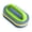 Green, variant on Kitchen Dish Sponge Brush with Handle - High-Density Scrubber for Pot Pan Cleaning, 3-Layer Thickened Fiber Scouring Pad,Fast Foaming Dishwashing Brush,Multi-Use Scrub 10x17X2.5cm