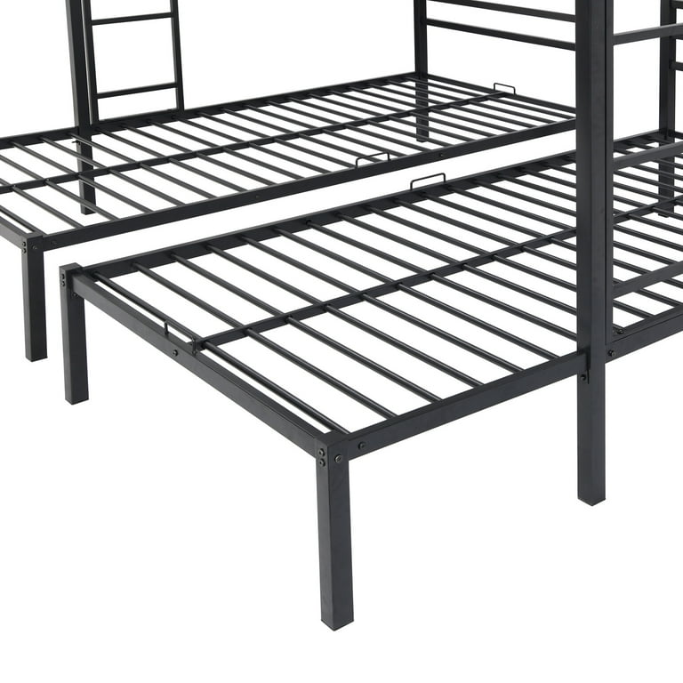 mama 3bo (3bomama)、F42 Triple Bunk Bed, Metal Full Over Twin & Twin Bunk Beds for 3