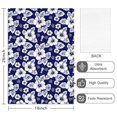 thumbnail image 2 of 2 Pcs Pioneer Flower Floral Print Pattern Kitchen Towels, Funny Microfiber Dish Towel Set, 18" X 26" Tea Towels, 2 of 6